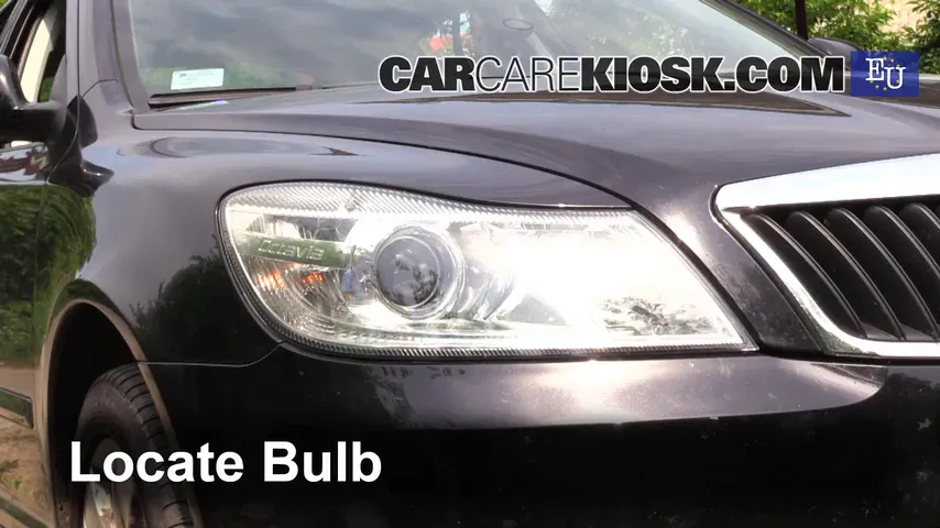 2011 Skoda Octavia TDI CR 2.0L 4 Cyl. Turbo Diesel Luces Luz de carretera (reemplazar foco) 